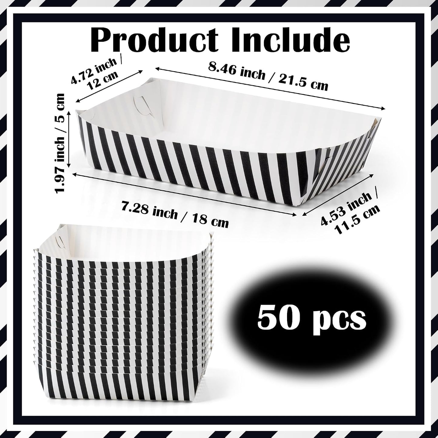 Mexican Taco Nights Food Trays - 60Pcs Mexican Flowers Wavy Edge Unassembled Tray Nacho Snack Candy Holder Disposable Paper Plate Holiday Birthday Carnival Party Supplies Food Container