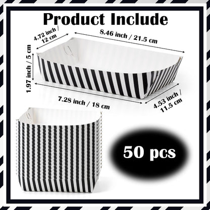 Mexican Taco Nights Food Trays - 60Pcs Mexican Flowers Wavy Edge Unassembled Tray Nacho Snack Candy Holder Disposable Paper Plate Holiday Birthday Carnival Party Supplies Food Container
