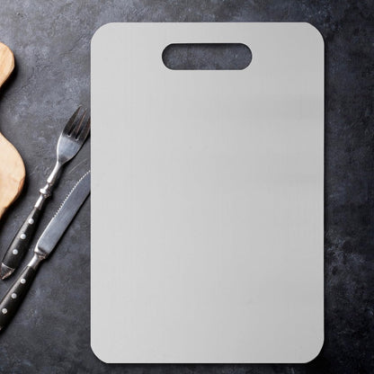 Yardwe Chopping Board for Home Double-sided Cutting Mat Stainless Steel Xxl Size Easy to Clean