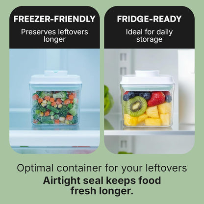 Bop Top Airtight Food Storage Containers with Lid 2 Cups / 16 oz | Kitchen Canister Sets | Air Tight Pantry Container | Pop Top Dry Food Storage Containers for Snacks, Sugar, Flour, Baking, Pasta