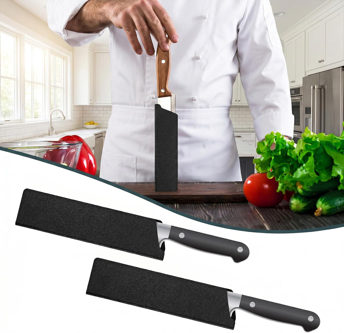 3 PCS Knives Sheath, Universal Kitchen Knife Covers or Sleeves