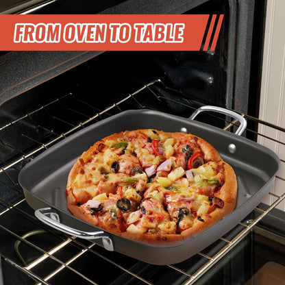 Grill Pan - 11'x15'' BBQ Grill Topper With Handles