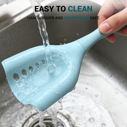 Meat Chopper Mincing Spatula, Silicone Hamburger Grinder for Ground Beef