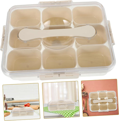 Fridge Organization Relish Tray Lid Yogurt Organizer Versatile Storage Thickened Freezer Organizers