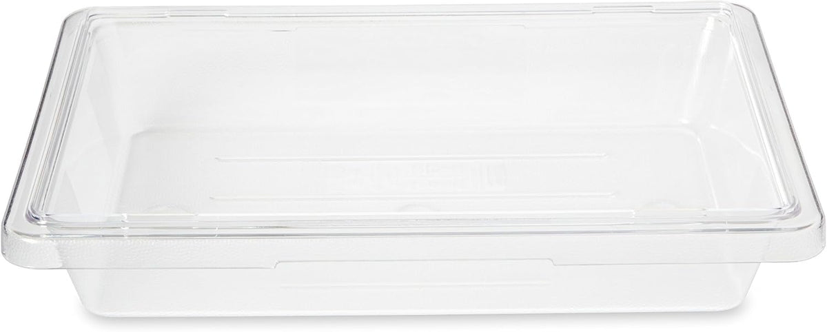 Rubbermaid Commercial Products Polycarbonate Food Storage Box/Tote, 2 Gallon, Clear, for Restaurant/Kitchen/Cafeteria