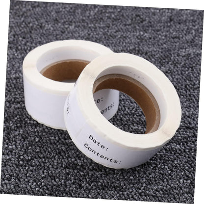 Lurrose 2rolls Kitchen Food Date Label Stickers English Record Date Stickers for Easy DIY Indexing and Practical Identification Eco-Friendly Adhesive for Organized Storage