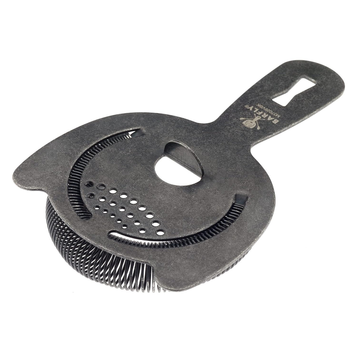 Barfly Fine Mesh Spring Strainer, Black