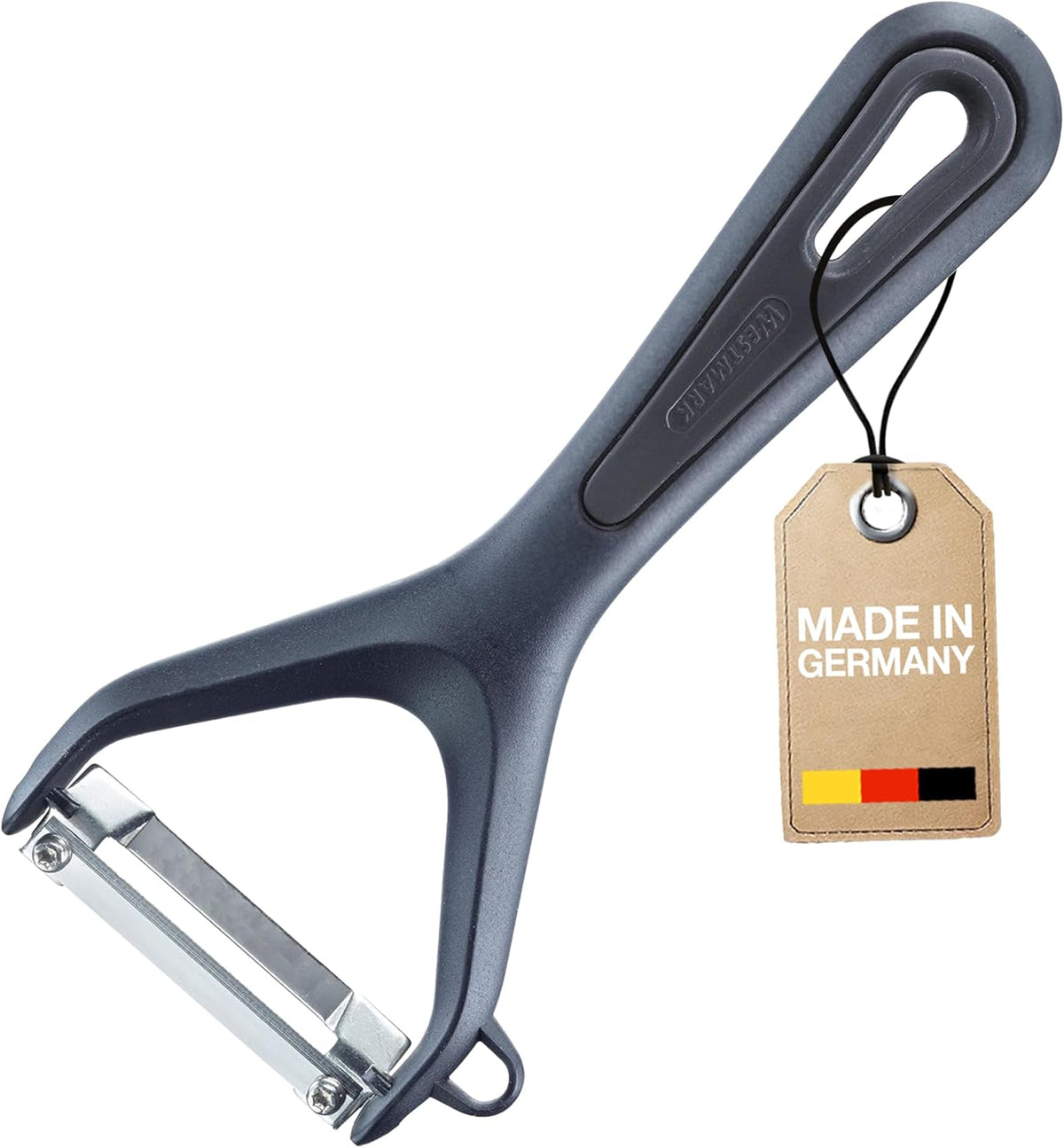 Westmark 29112270 Ceramic Blade Peeler, 5.9 x 0.7 x 2.7, Black