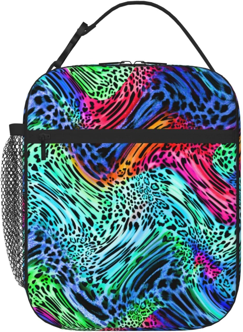 Dinosaur Volcano Insulated Lunch Bag for Women & Men, Reusable Leak-Proof Lunch Box with Cooler Compartment, Lunch Tote for Adults Work Travel Picnic Durable & Washable
