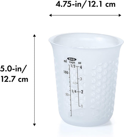 OXO Good Grips 3 Piece Squeeze & Pour Silicone Measuring Cup Set