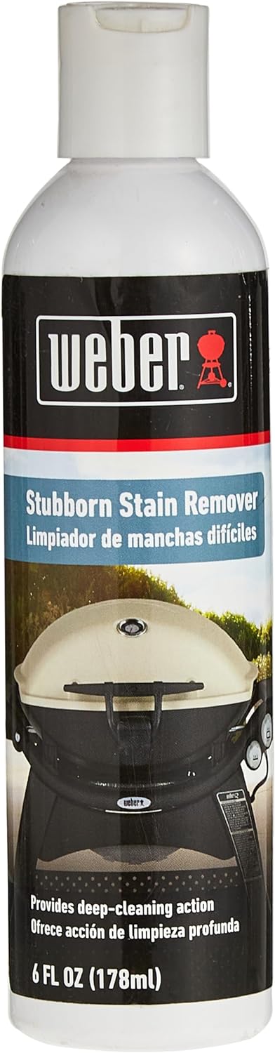 Weber Stubborn Stain Remover Grill Cleaner, Black – Heavy‑Duty Cleaner for Tough Grease & Exterior Grill Stains