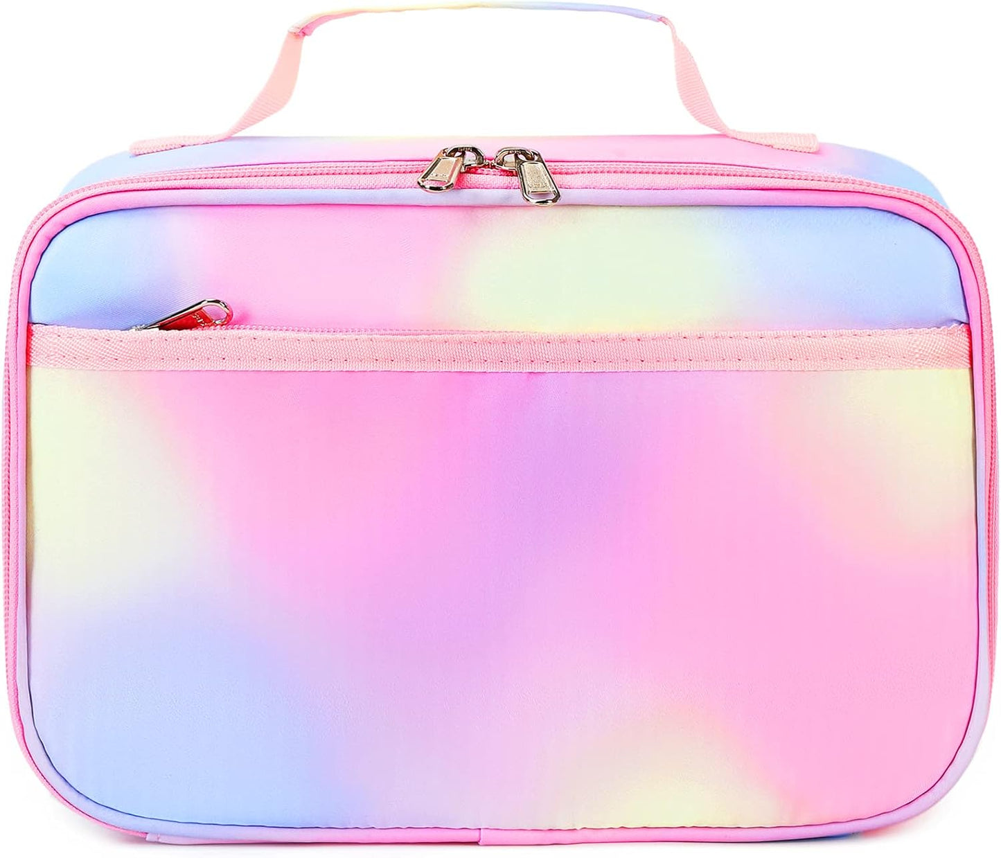 CAMTOP Kids Lunch Box Boys Girls Insulated Lunch Cooler Bag Reusable Lunch Tote Kit for School Travel (094 Tie Dye)