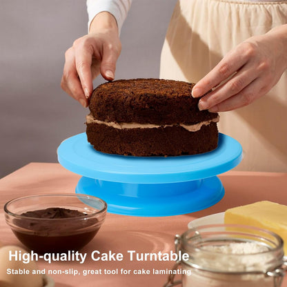 Bundt Cake Carrier, 13.5"Red Cake Carrier with Lid Handle Turntable and Cupcake Holder, Portable Cake Transport Container, Perfect Gifts for Transporting Cakes, Pies, Cupcakes, Nuts, Fruits