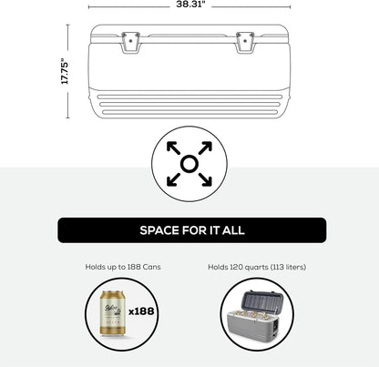 Igloo Hard Cooler | Polar & Party Bar Series | Insulated Ice Chests