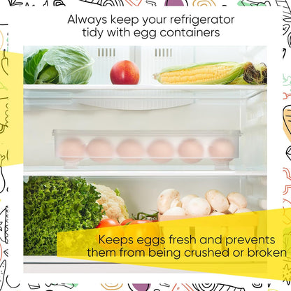 Deviled Egg Carrier with Syringe Stackable Stackable Clear Holder with Lid for Refrigerator Portable 48 Eggs Dispenser Storage Containers Tray(Without Handle)