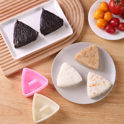 Onigiri Mold Set, 3 Pack Rice Ball Musubi Maker Press Large Triangle Rice Mold, Japanese Sushi Making Kit for Lunch Bento