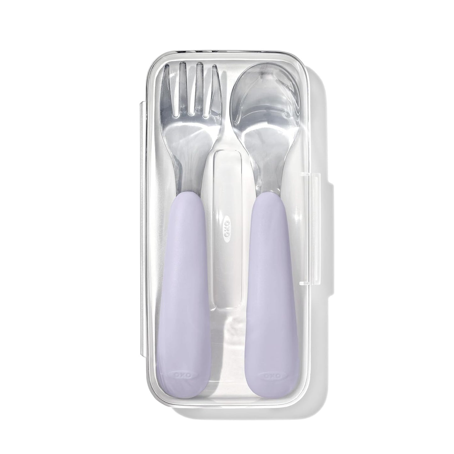 OXO Tot On-The-Go Fork and Spoon Set - Dusk