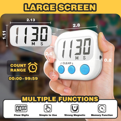 Digital Timer for Kids Classroom Timers for Teachers Blue Green