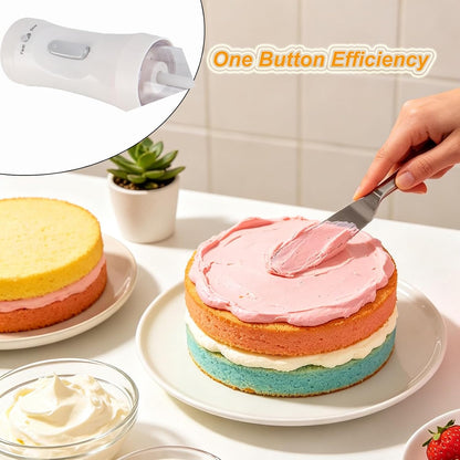 Cookie Press Set Battery Powered with 12 Discs and 4 Icing Tip
