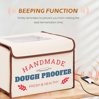 Extra Large Dough Proofing Box50-130°F, 3-Sided Heat 24HTimer