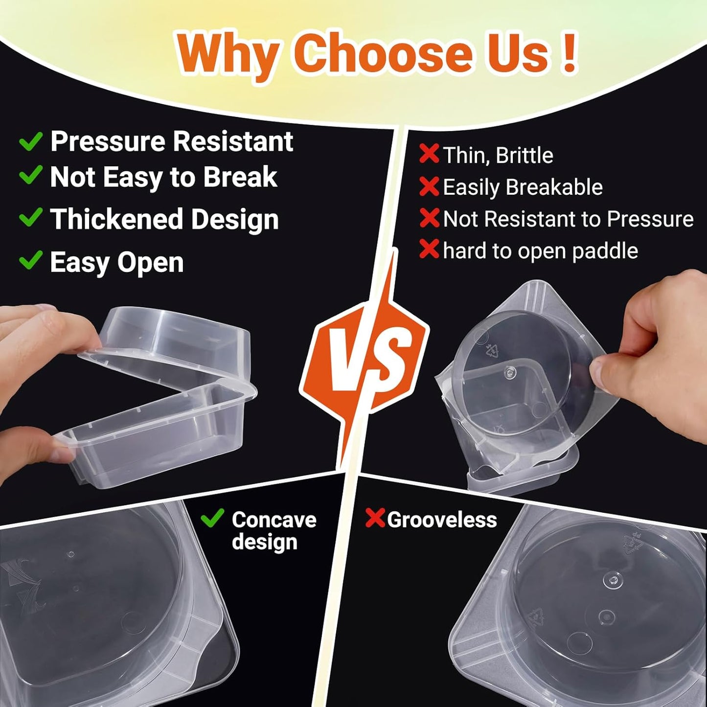 3 Compartment Snack Containers with Lids & 9oz Meal Prep Containers, Reusable Snack Pack Containers, BPA-Free Leakproof Small Food Storage, Perfect for Work, Travel & On-the-Go (10 Sets)