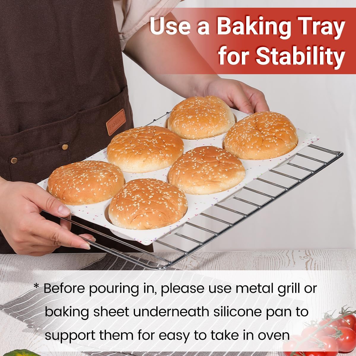 CAKETIME Muffin Top Pan, Silicone Egg Molds for Breakfast Sandwiches 3 Inch Round Baking Pan for Oven English Muffins, Whoopie Pies, Corn Bread, Egg bites, Tarts 3 Pack Confetti