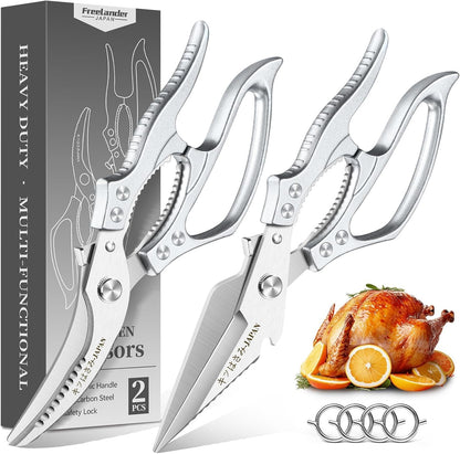 Freelander Kitchen Scissors Set - All Purpose Heavy Duty Poultry Shears