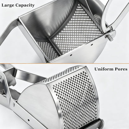 Potato Ricer, AIDOIT Large 22oz Potato Ricer Stainless Steel Potato Masher Heavy Duty for Perfect Fluffy Mashed Potatoes