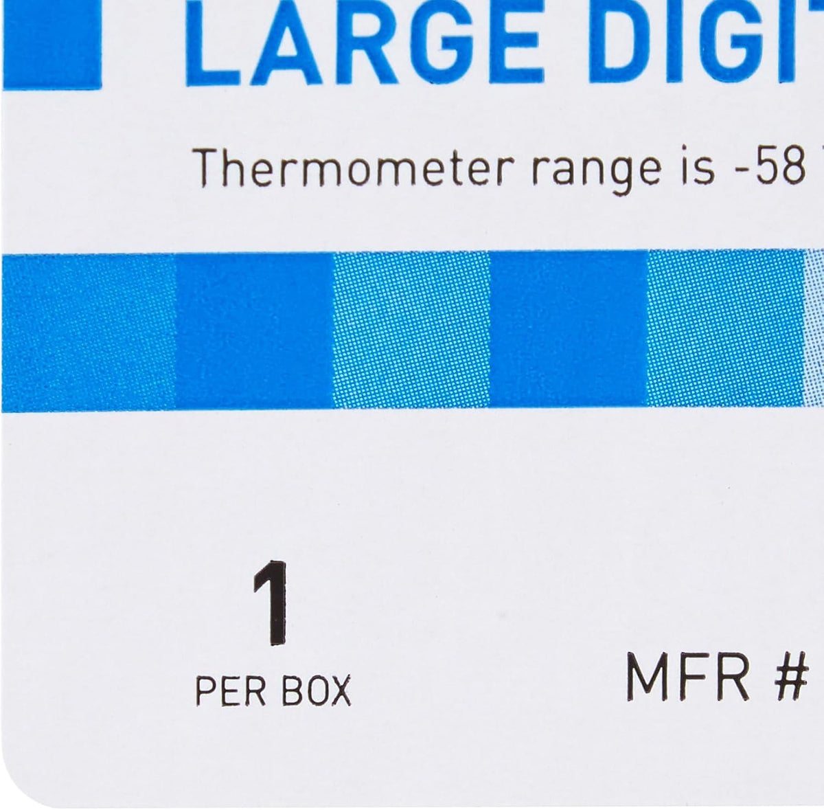 McKesson Refrigerator/Freezer Thermometer with Triple Display, Large, 1 ct