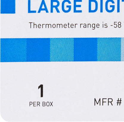 McKesson Refrigerator/Freezer Thermometer with Triple Display, Large, 1 ct