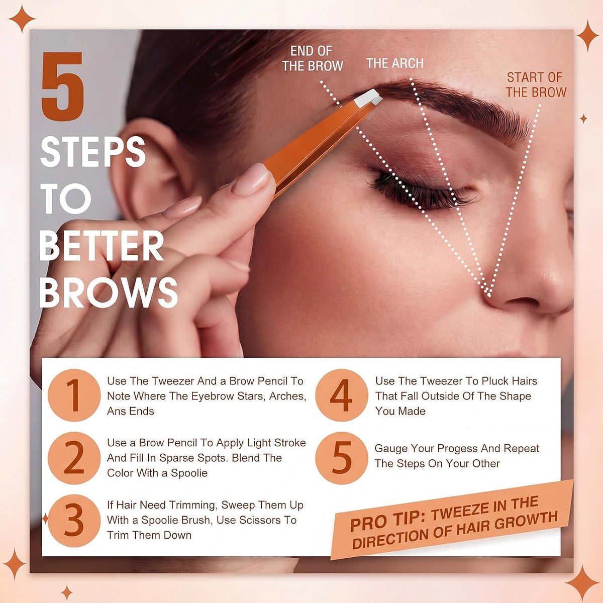 Mudder 12 Pcs Eyebrow Tweezers Set for Facial Hair Stainless Steel Slanted Tip Tweezers in Bulk for Men and Women(Silver)