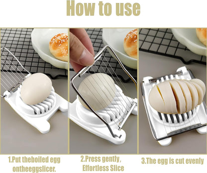 Egg Slicer for Hard Boiled Eggs Slicer Cutter,Strawberry Slicer