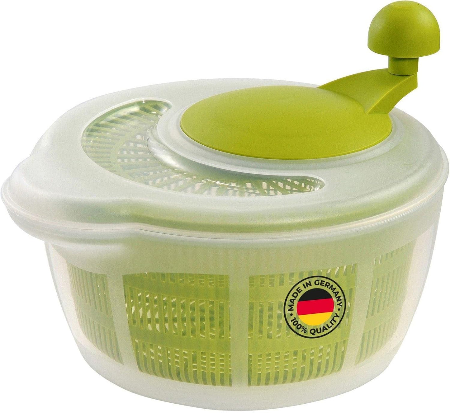 Westmark Germany Vegetable and Salad Spinner with Pouring Spout (Red/Clear)