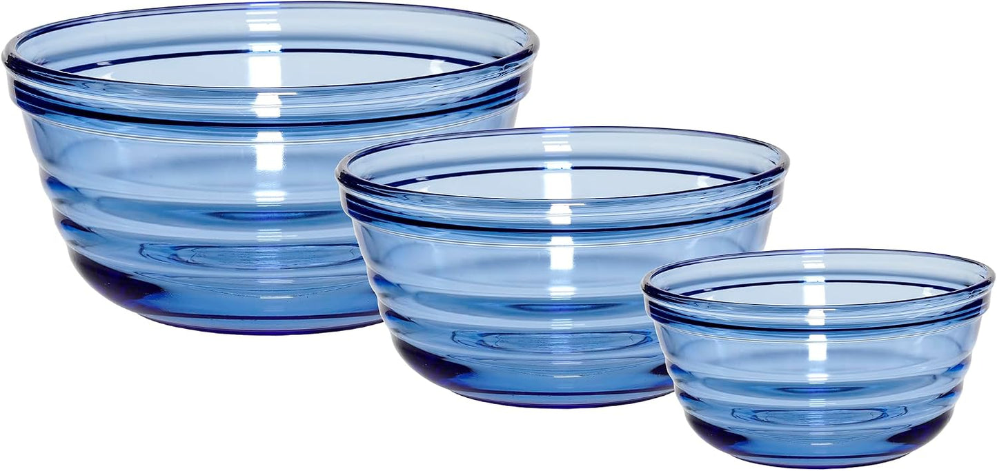 Anchor Hocking 10 Piece Mixing Bowl Set, Nesting Serving Bowls & Mixing Bowls (1 oz, 2 oz, 4 oz, 6 oz, 10 oz, 16 oz, 1 Qt, 1.5 Qt, 2.5 Qt, 3.5 Qt)