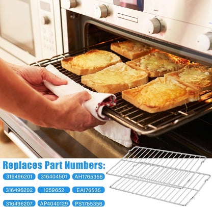 316496201 Heavy Duty Stove Oven Rack for Frigidaire Oven Rack Replacement 24.2" X 16" Stove Wire Shelf Frigidaire Range/Stove/Oven Rack 316496201,Kenmore Induction Stove Oven Racks,Stainless Steel