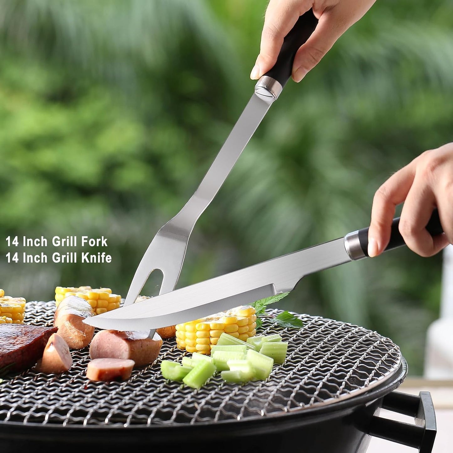 BBQ Grilling Tools Set,Stainless Steel Grilling Accessories Kit for Men Gift,13pc BBQ Grill Utensils Gift Kit with Portable Carry Bag BBQ Tools Grill Tools Set for Backyard Outdoor Grill Cooking