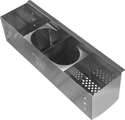Yukon Glory BBQ Caddy Organizer - Stainless Steel Griddle Caddy for Char-Broil 4-Burner Grills - Clean & Organized Grill Station