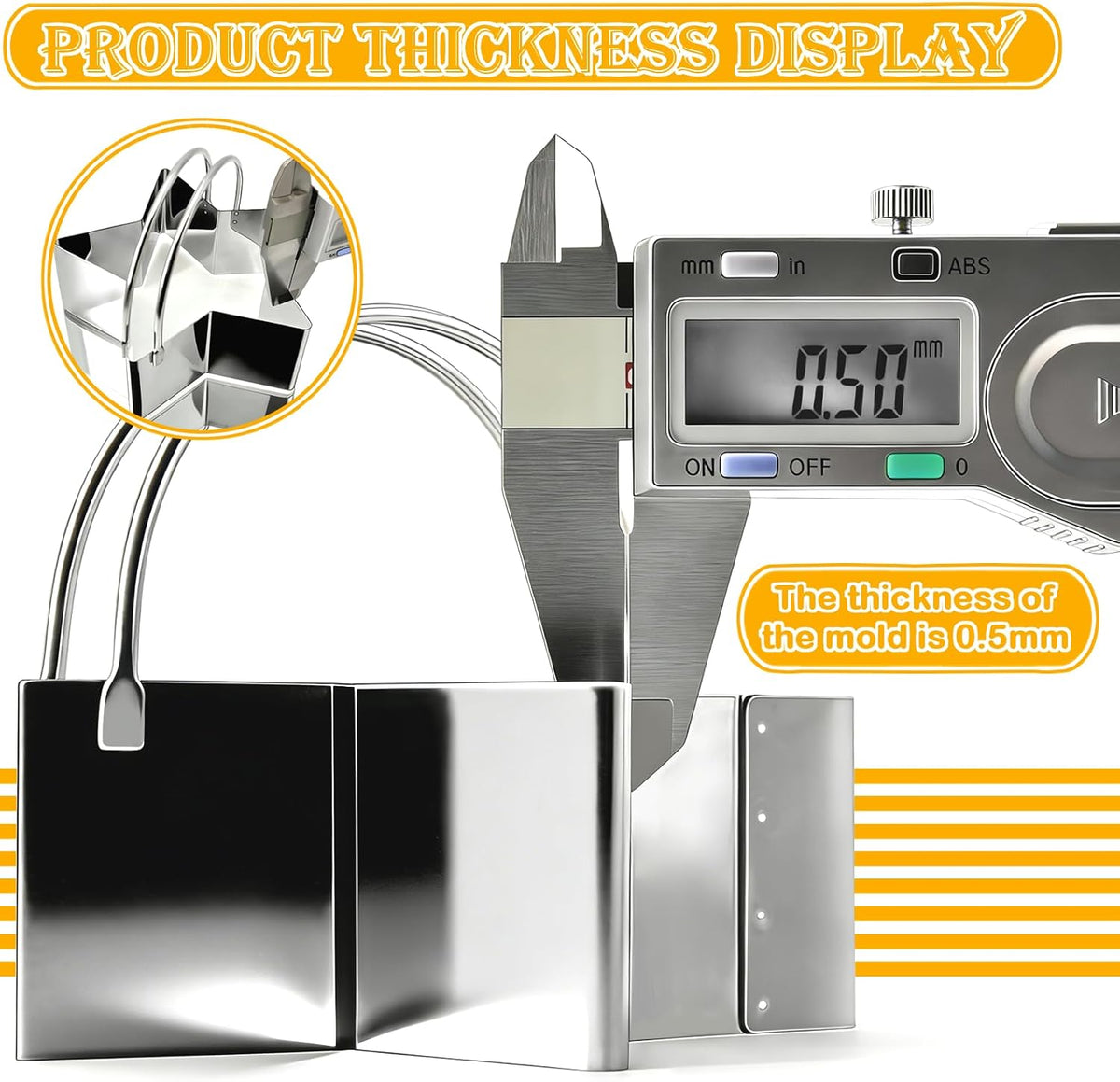 Round Cookie Cutters (2, 3, 3.5, 4, 5, 6 Inch) Biscuit Cutter Set