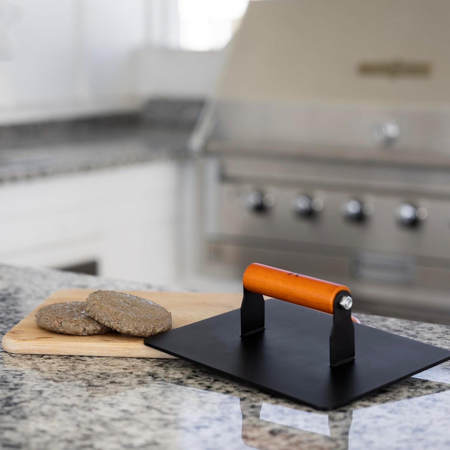 Outset Burger Cheese Melting Dome for Grill, Griddle, and Stovetop, Stainless Steel
