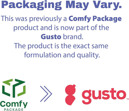 GUSTO [30 Count 9x13 Inch Aluminum Pans, Half Size Deep Steam Foil Pans - Table Pans for Baking, Cooking, Heating, Storing and Food Prepping - (Formerly Comfy Package)