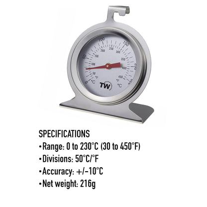 Oven Thermometer - Dial Oven Temperature Gauge