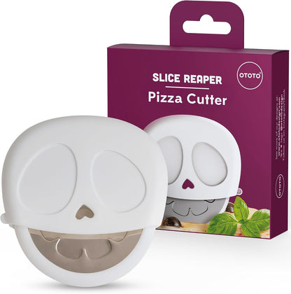 OTOTO Kitty Cut Pizza Cutter Wheel - Pizza Cutters Stainless Steel, Funny Kitchen Gadgets and Kitchen Gifts, Cat Gift for Women Cat Lovers (kitty cut)