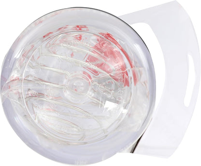 Whiskware Dressing Mixer Tritan Salad Dressing Mixer, White/Red