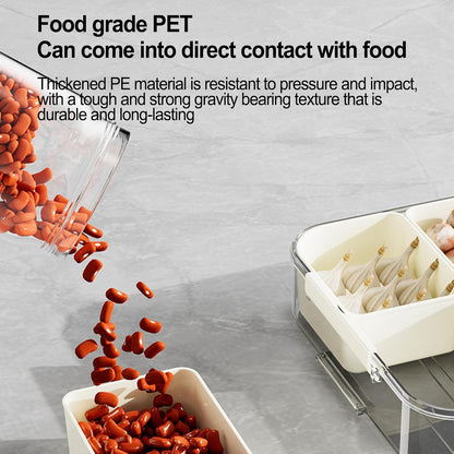 Snackle Box Container, Food Tray Divided with Lid, Portable Snack Platters - Clear Organizer, Veggie Tray for Party, Veggies, Snack, Fruit, Nuts (milk white)