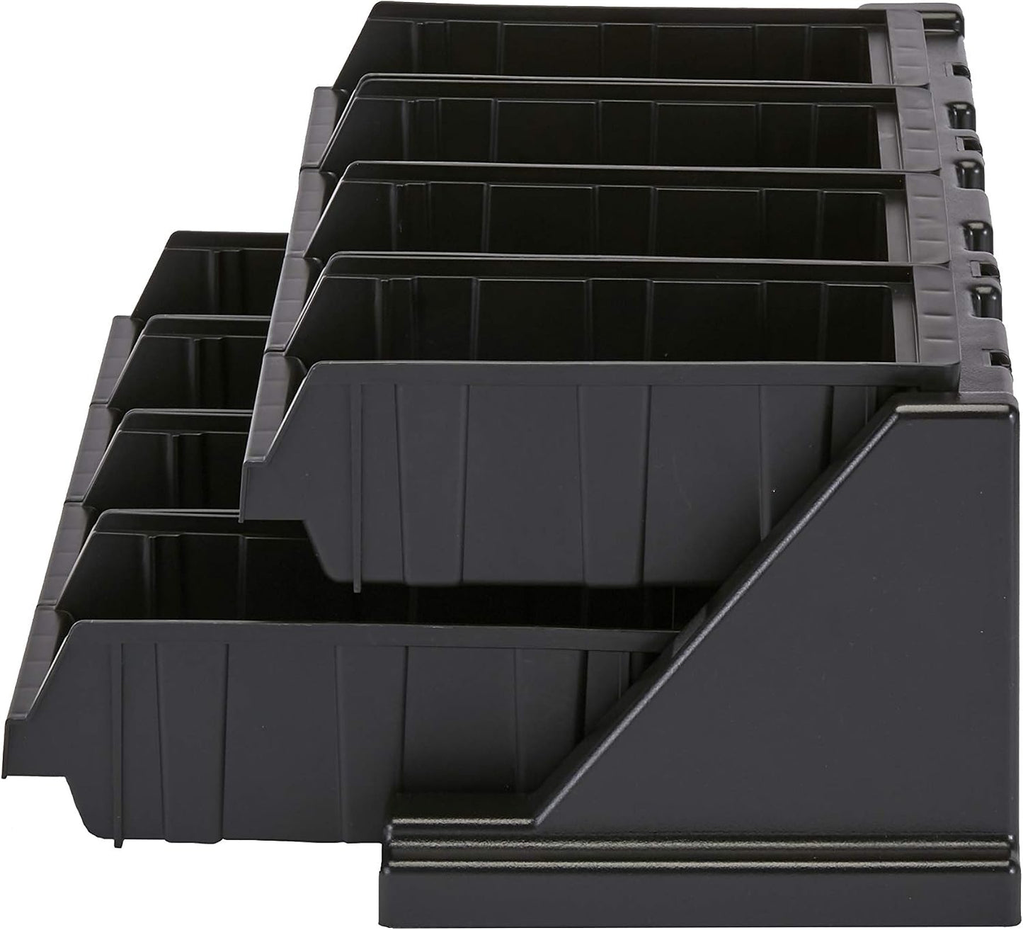 Cambro Versa - Self Serve Condiment and Utensil Bin - 12 Storage Bins - Ideal for food and coffee condiments (Black)
