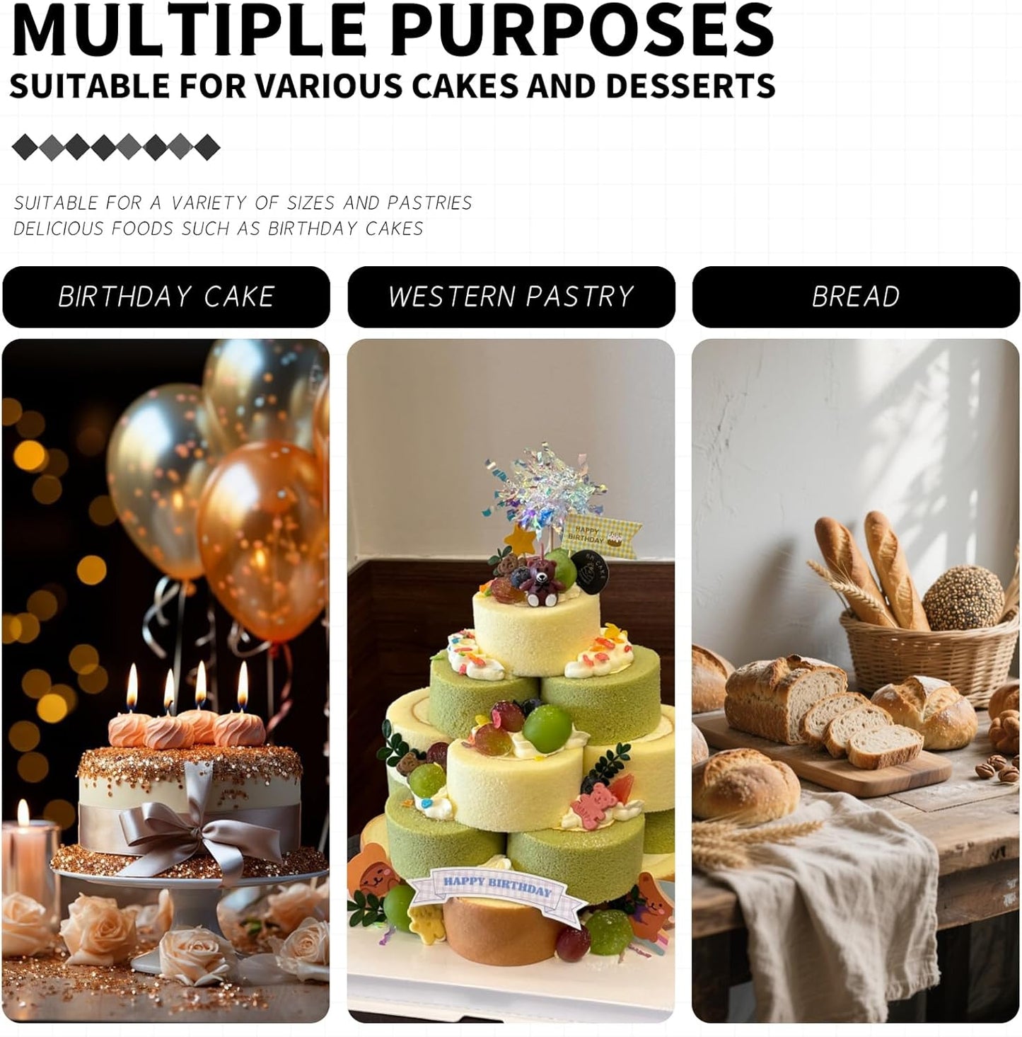 6 Pack Disposable Cake Containers with Lids,Cake Carrier,Plastic Cakes Stand with Lid,Cakes Covers Plastic with Dome and Base,Display Containers For Transport,Bundt Cake Pan (8 Inches-6 Pack)