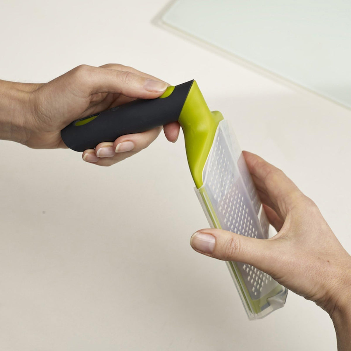 Joseph Joseph 2-in-1 Mini Grater & Slicer – Compact Kitchen Tool with Sharp Stainless Steel Blades