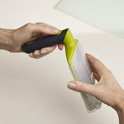 Joseph Joseph 2-in-1 Mini Grater & Slicer – Compact Kitchen Tool with Sharp Stainless Steel Blades