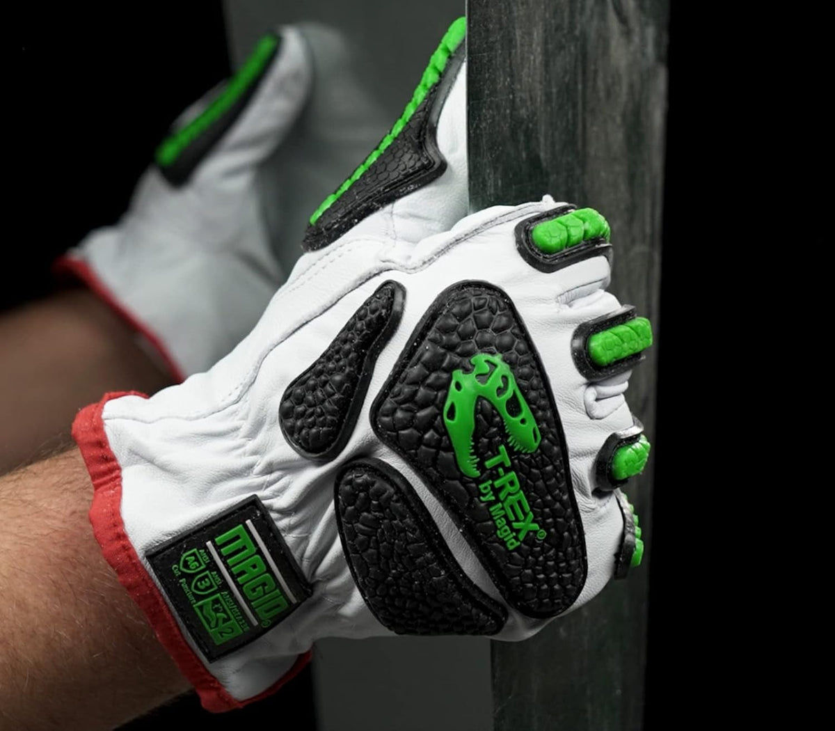 MAGID T-REX Cut Resistant Goatskin Leather Impact Driver Gloves, 1 Pair