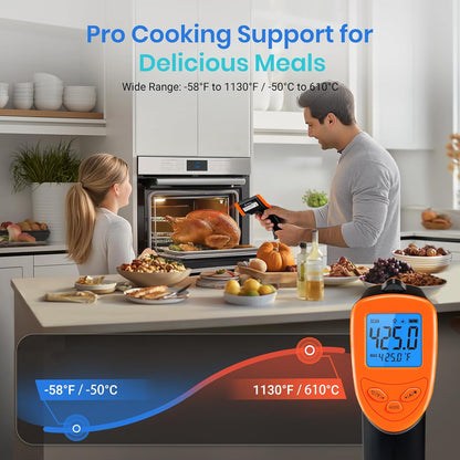 Etekcity Infrared Thermometer Laser Temperature Gun, -58°F~1130°F
